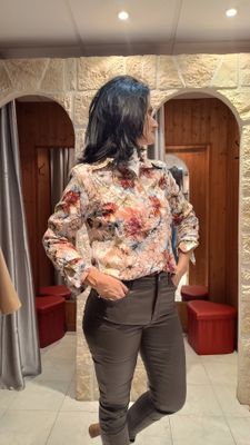 Chemise imprimée floral 