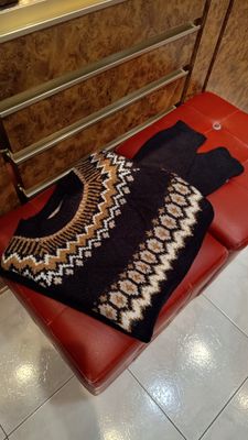 Pull Norvège noir  Pull Norvège noir