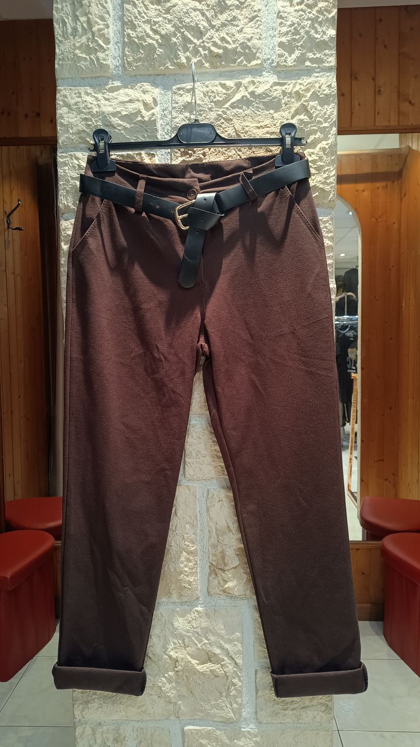 Pantalon Punto chocolat 