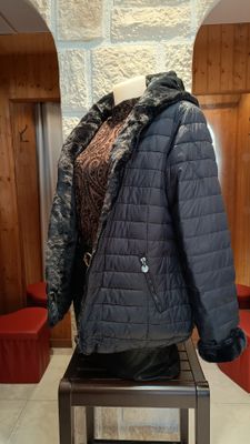 Doudoune reversible noir