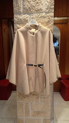 Cape ceinturée écru Cape ceinturée écru