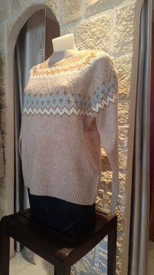 Pull Norvège sable 