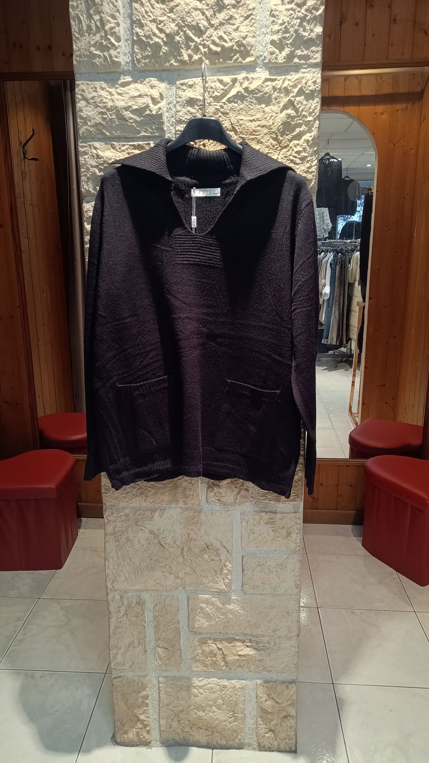 Ensemble maille douce noir