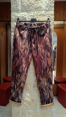 Pantalon suédine Zebra chocolat 