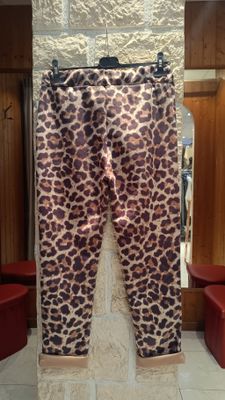 Pantalon suédine panthère