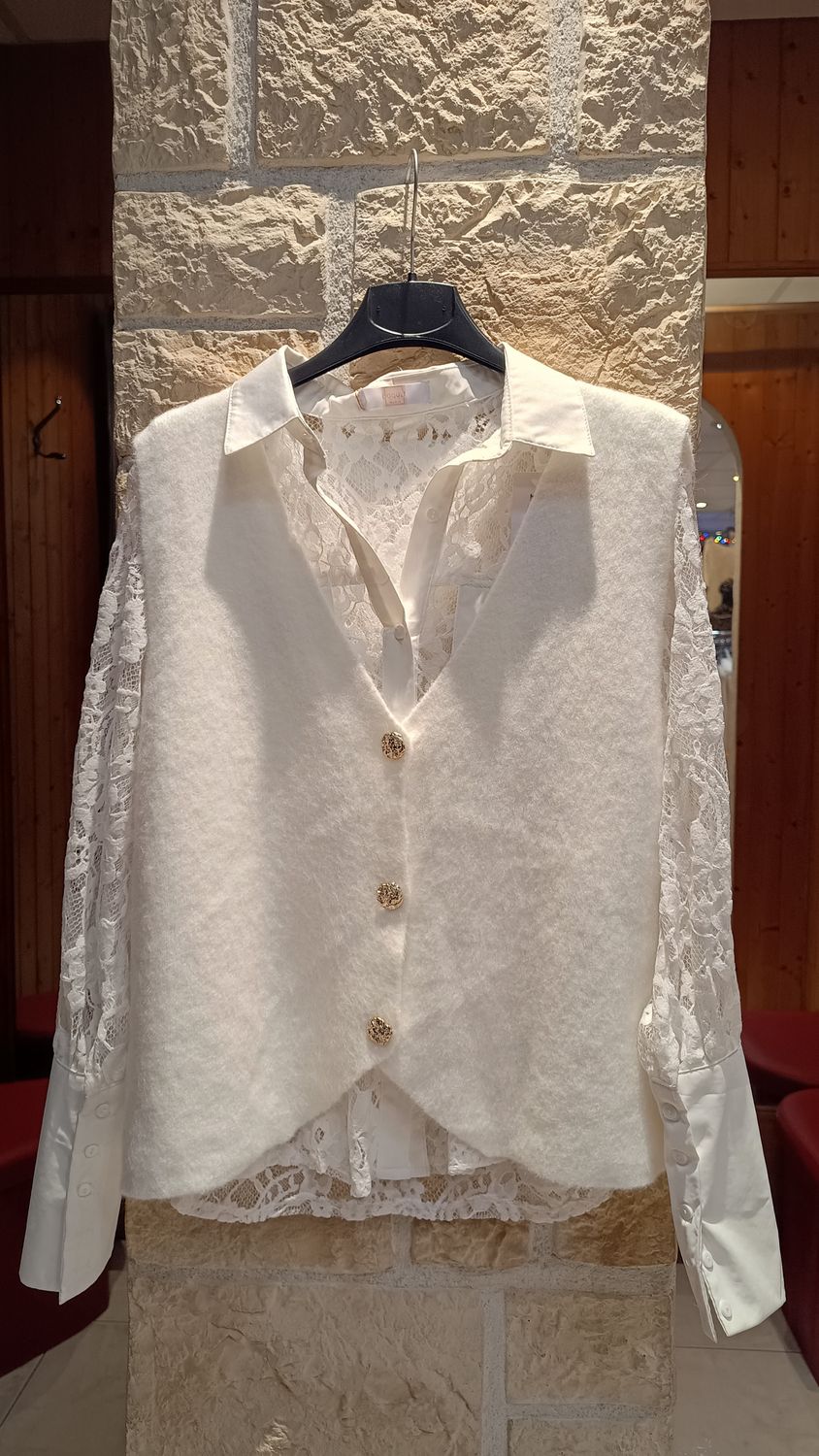 Gilet sans manches blanc Gilet sans manches blanc