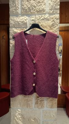 Gilet sans manches prune Gilet sans manches prune