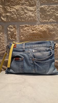 Sac bandoulière jean Nana