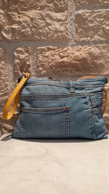 Sac bandoulière jean Trendy