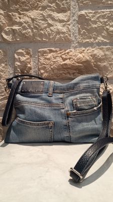 Sac bandoulière jean Sisley 