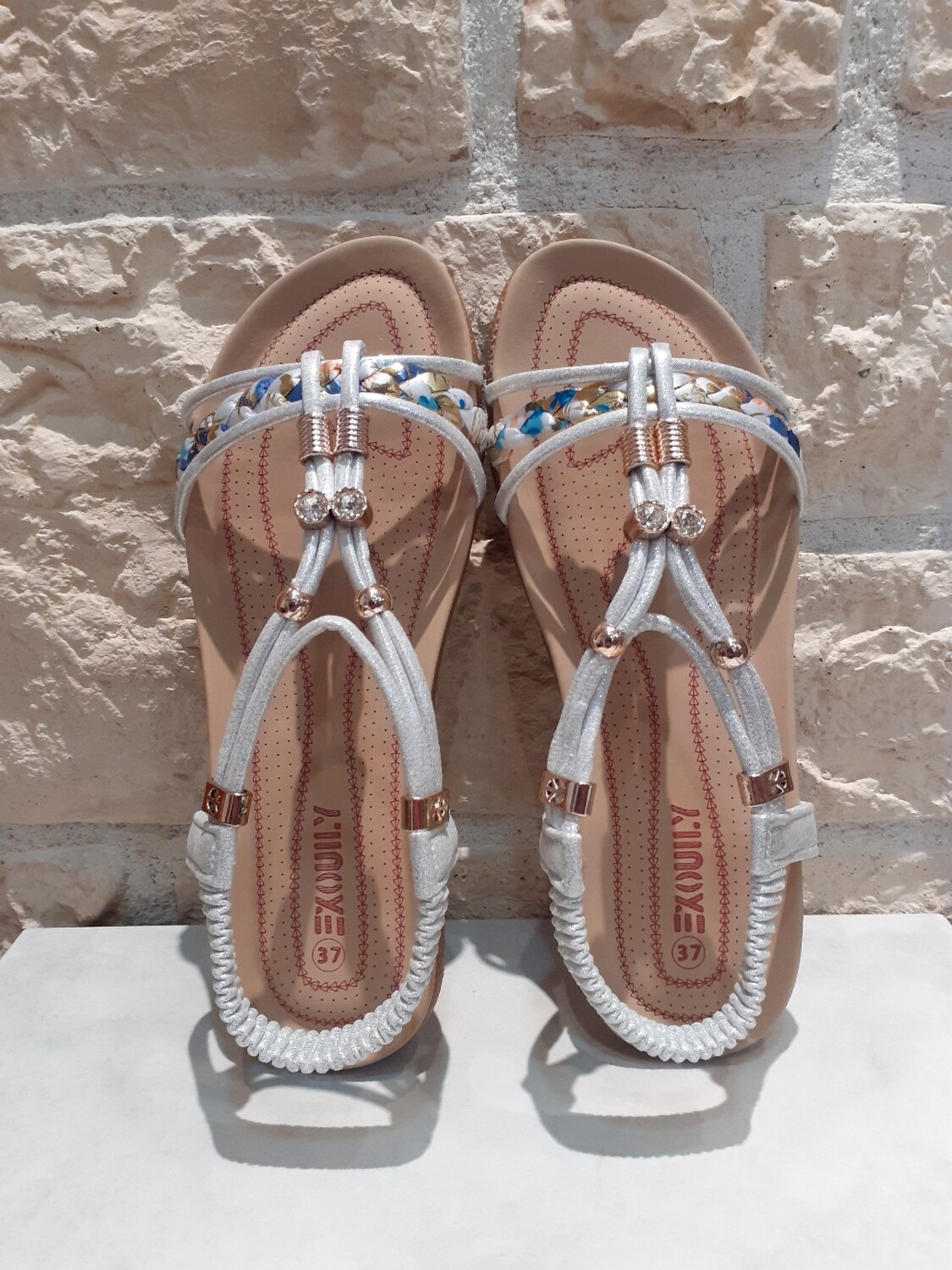 Sandales Indienne argenté Sandales Indienne argenté