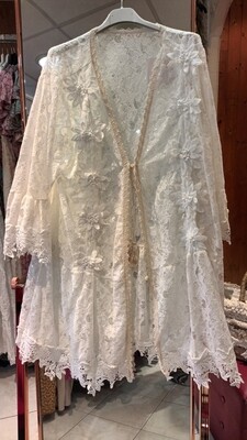 Kimono dentelle blanc cassé Kimono dentelle blanc cassé