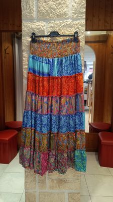 Jupe longue Zingara multicolore