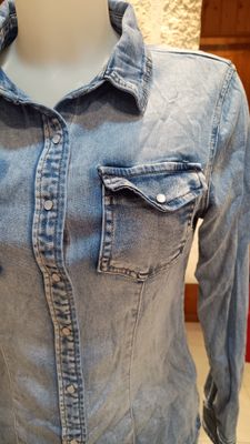Chemise jean Wenda bleu Chemise jean Wenda bleu