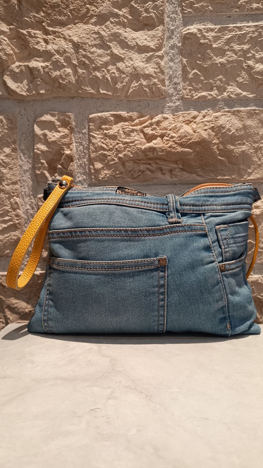 Sac bandoulière jean Trendy
