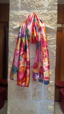 Foulard Desi fuchsia 