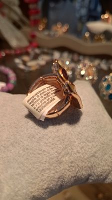Bague Dents de la mer rose