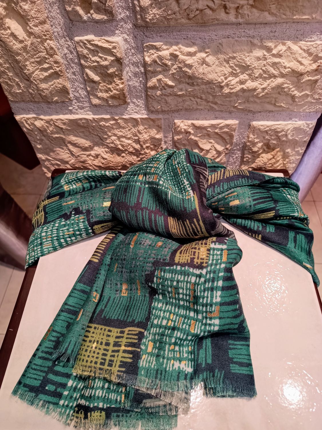 Foulard Éclat vert Foulard Éclat vert