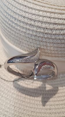 Bracelet Snake double argenté