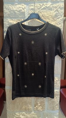 T-shirt Spring noir