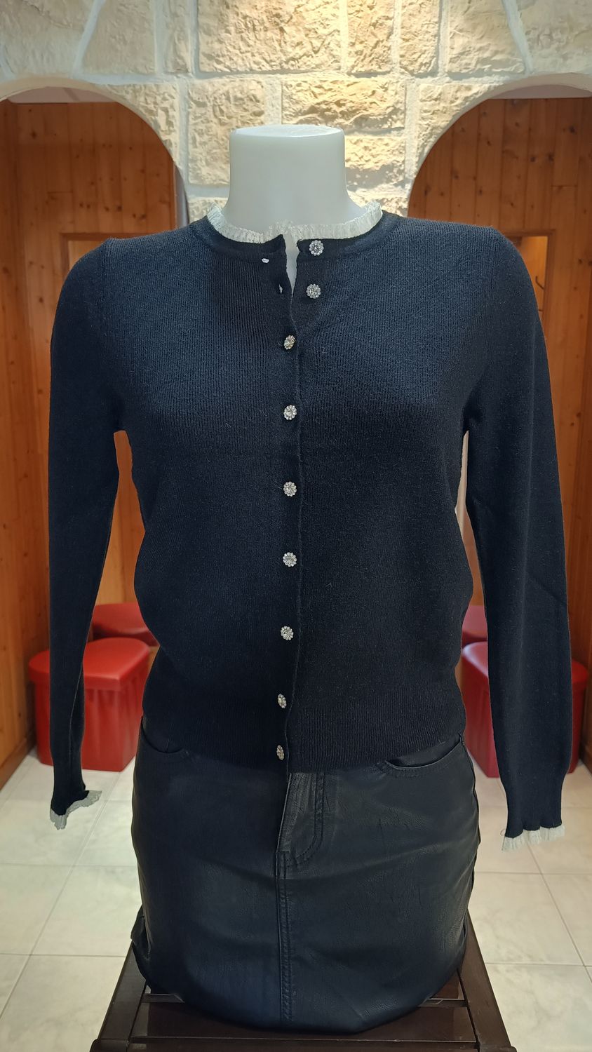Cardigan Bijou noir Cardigan Bijou noir