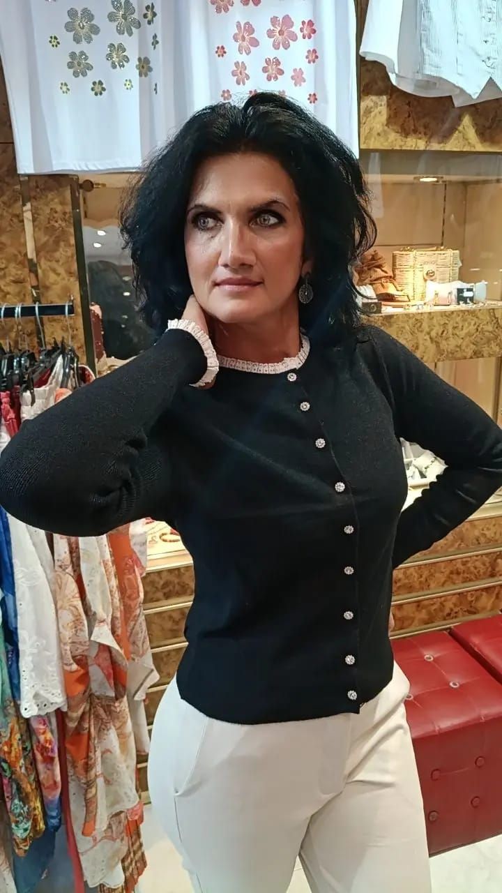 Cardigan Bijou noir