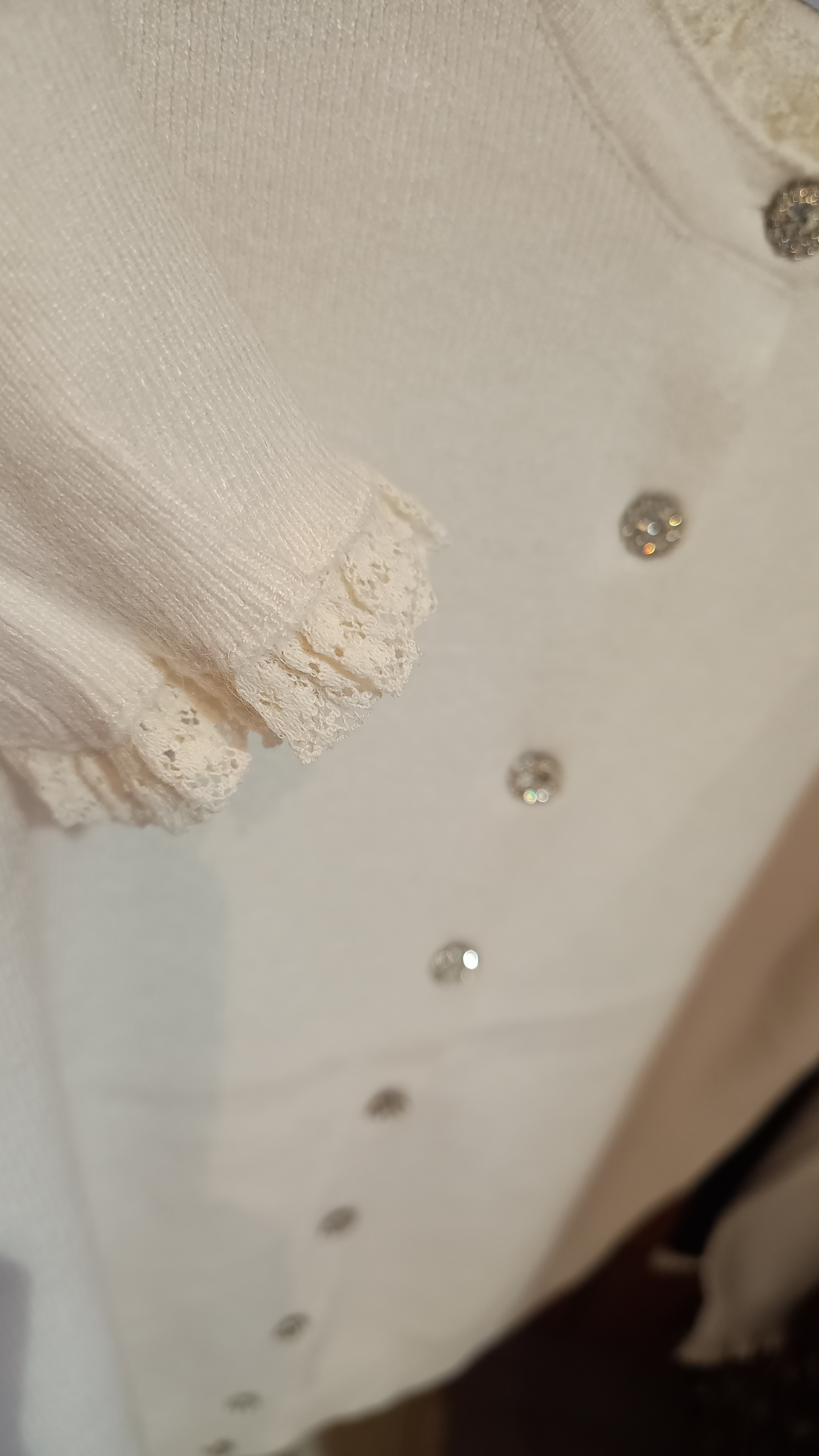 Cardigan Bijou blanc