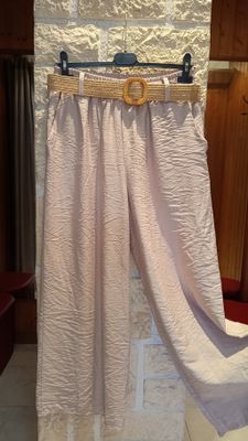 Pantalon fluide taupe clair 