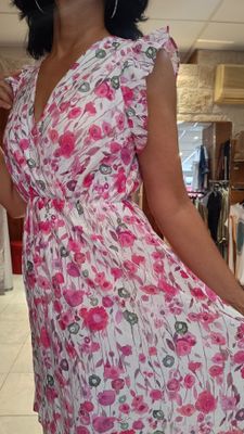 Robe courte Céline rose Robe courte Céline rose