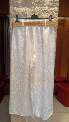 Pantalon fluide blanc 