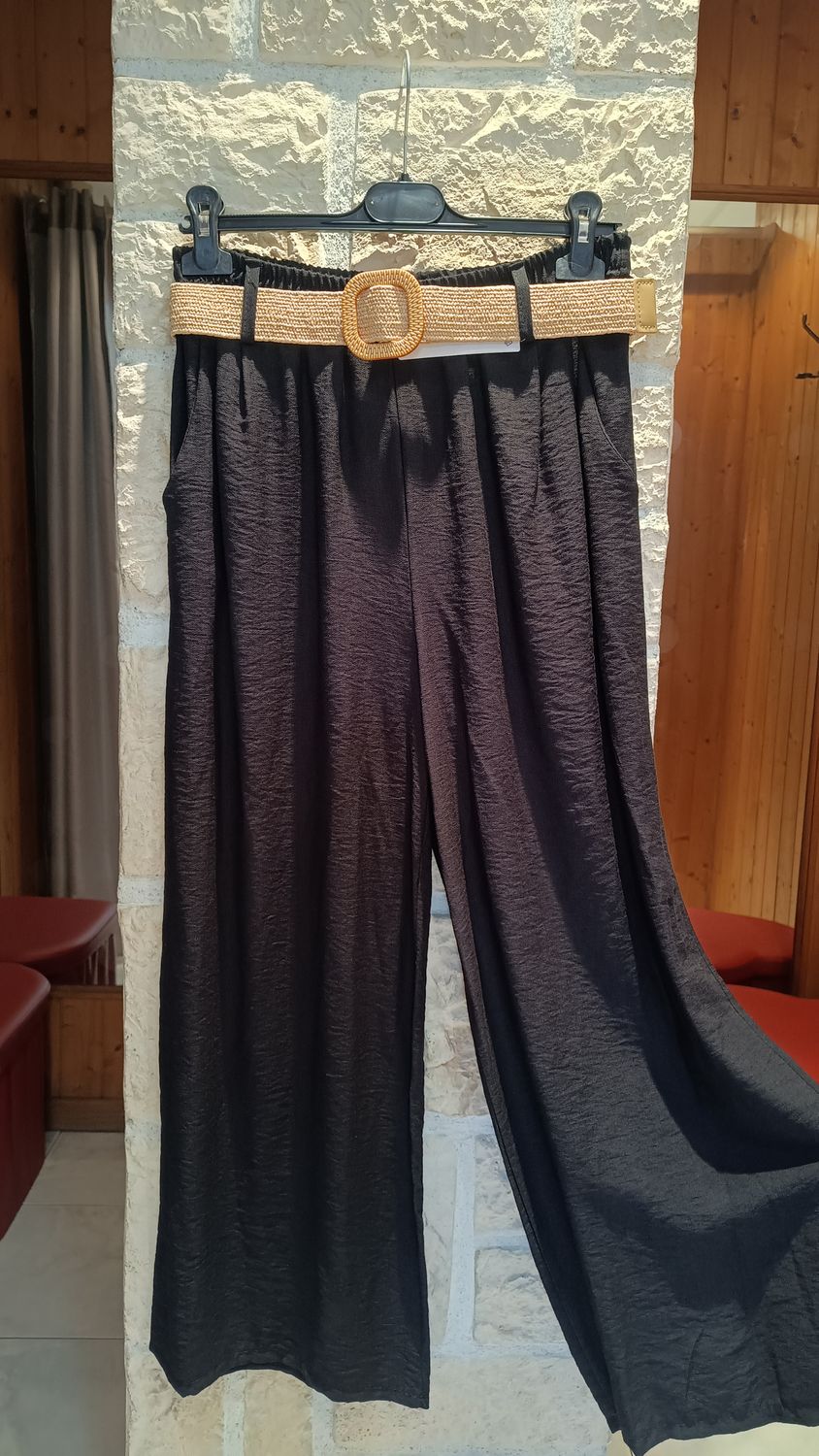 Pantalon fluide noir 