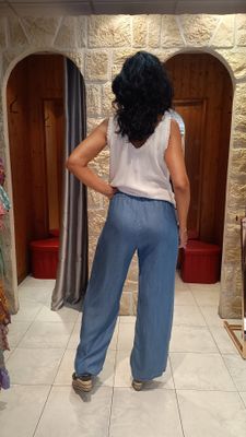 Pantalon fluide jean