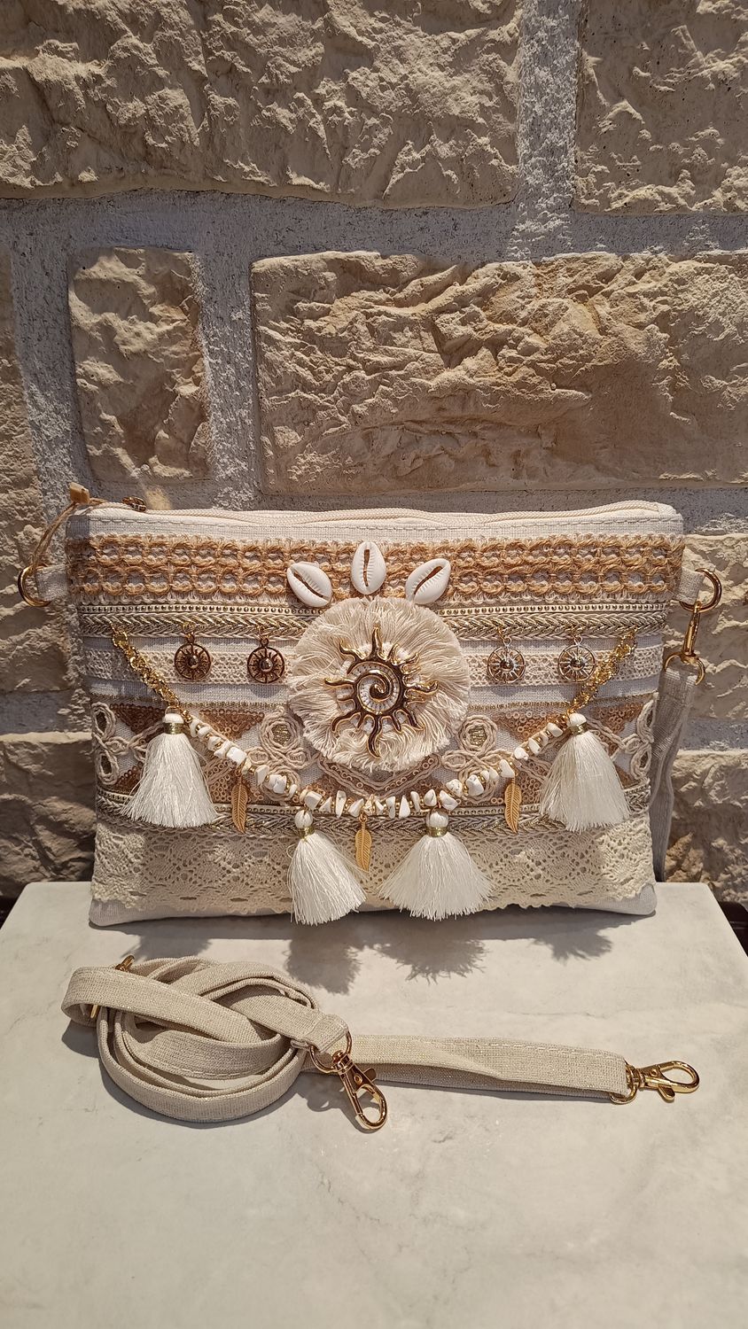 Pochette Soleil écru Pochette Soleil écru