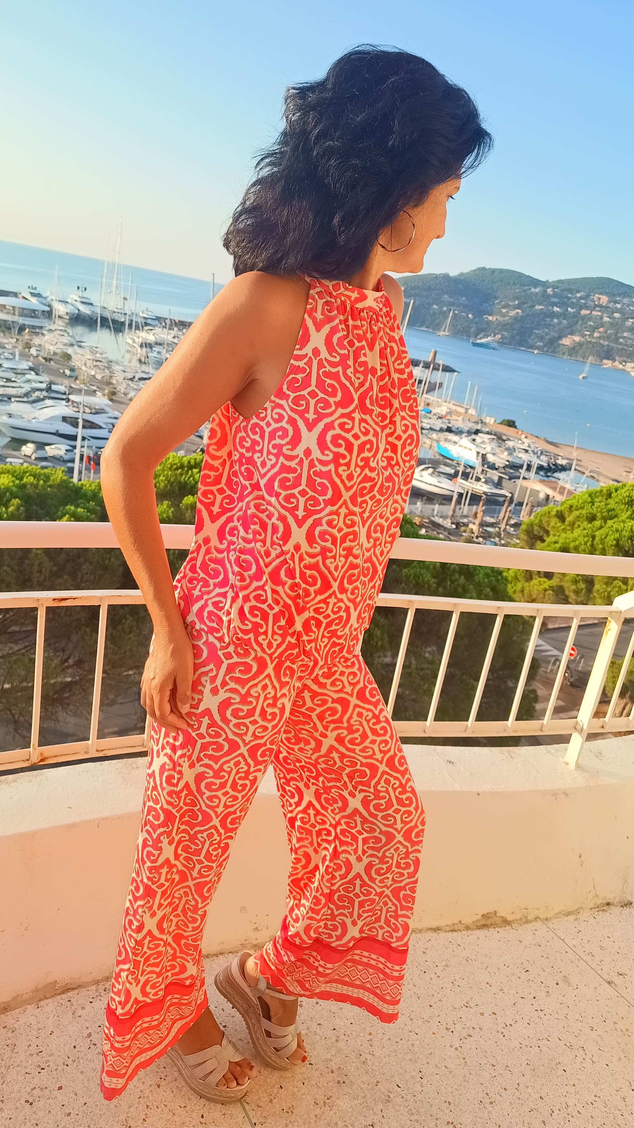 Ensemble Summer imprimé rose 