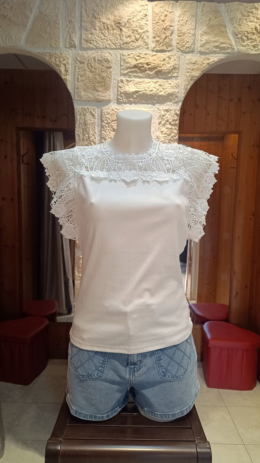 Top dentelle blanc Top dentelle blanc