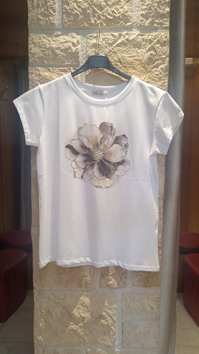 T-shirt Poppy marron 