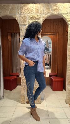 Jean fantaisie strass