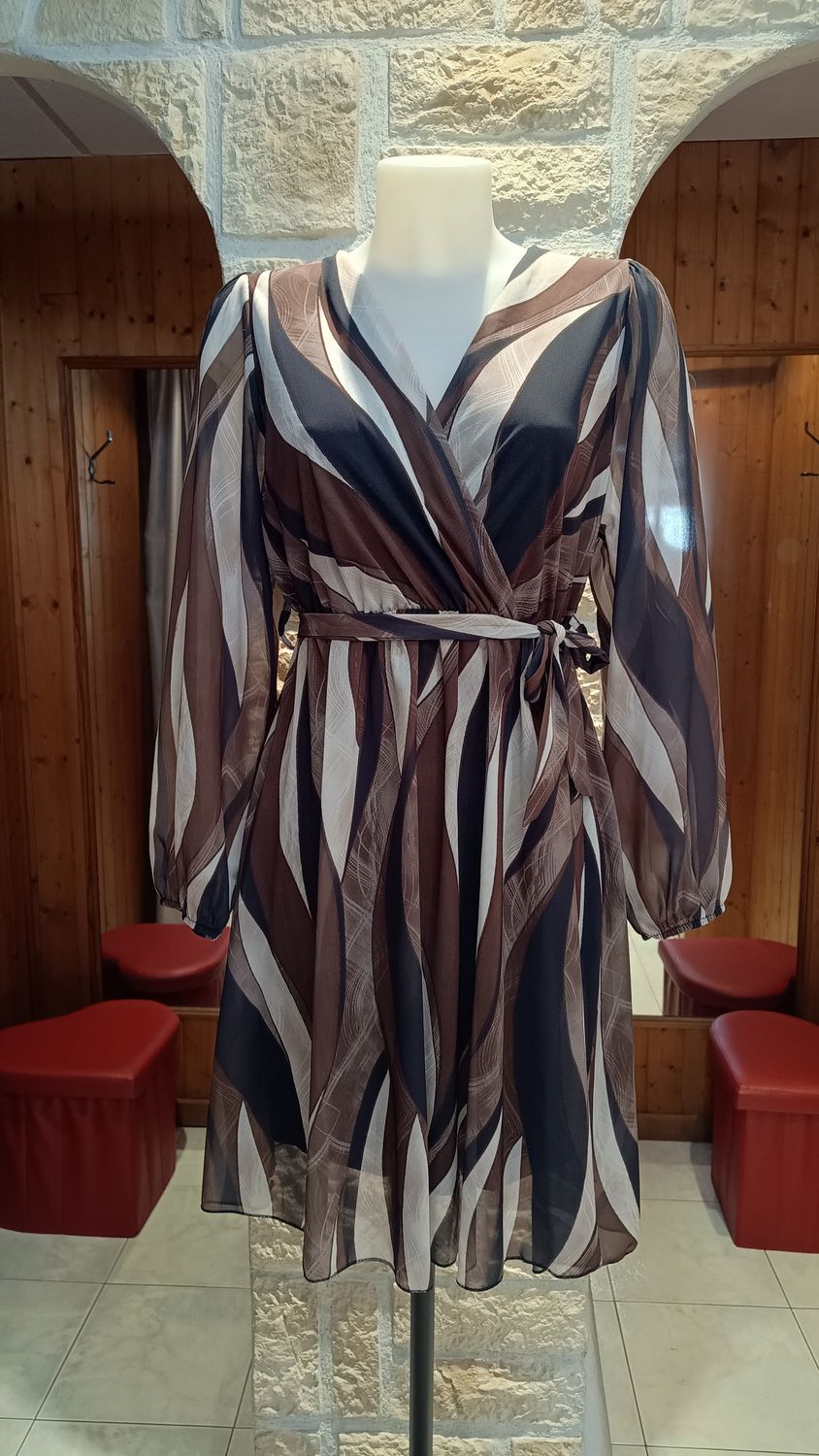 Robe Cache coeur imprimé noir Robe Cache coeur imprimé noir