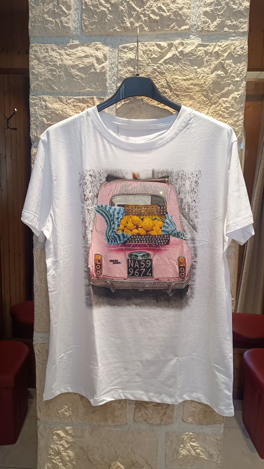 T-shirt Cinquecento blanc 
