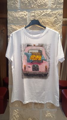 T-shirt Cinquecento blanc 