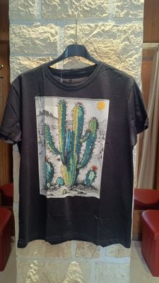 T-shirt Cactus noir 