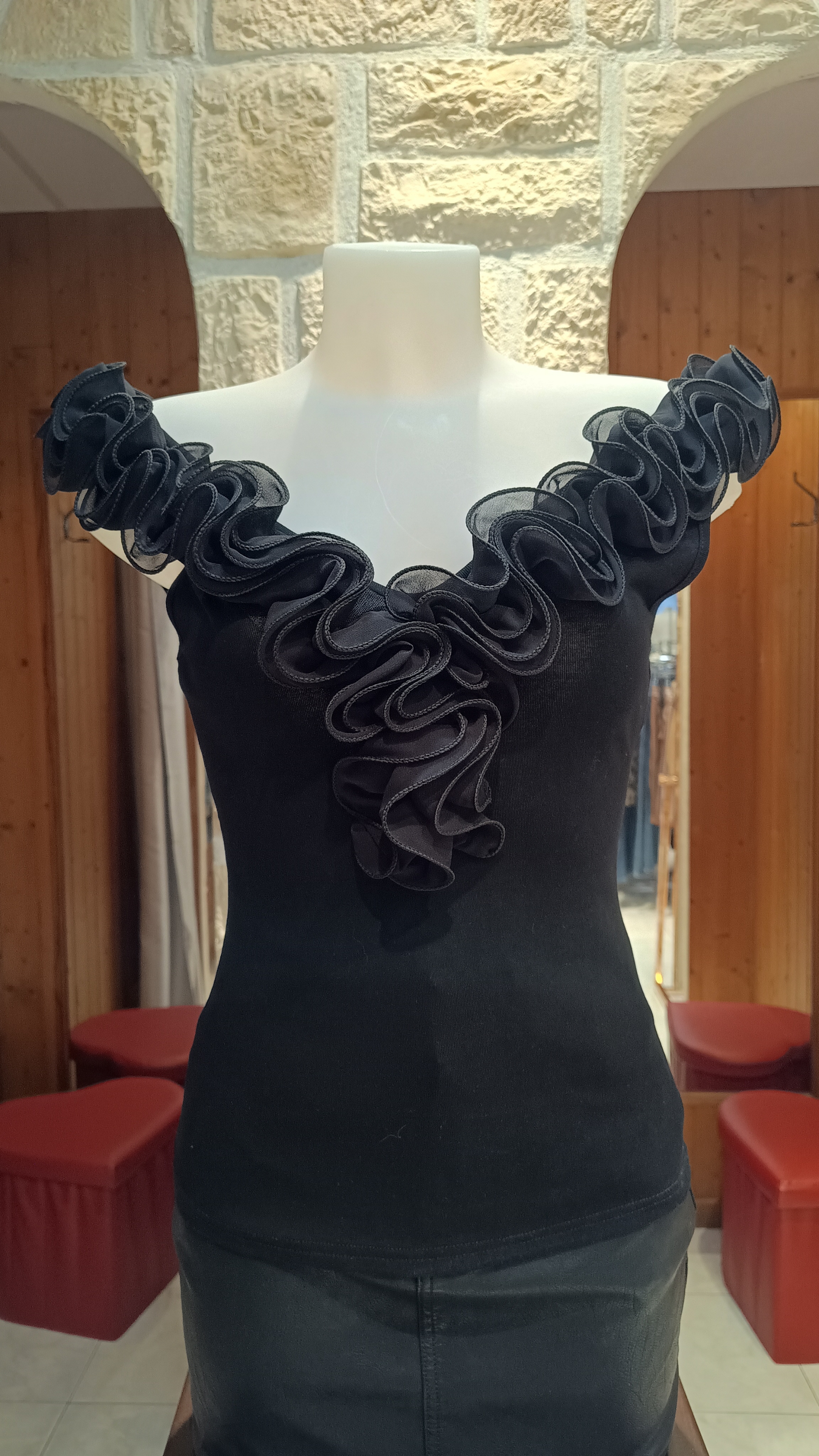 Débardeur Frou Frou noir