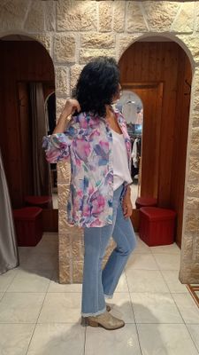 Chemise imprimée floral 