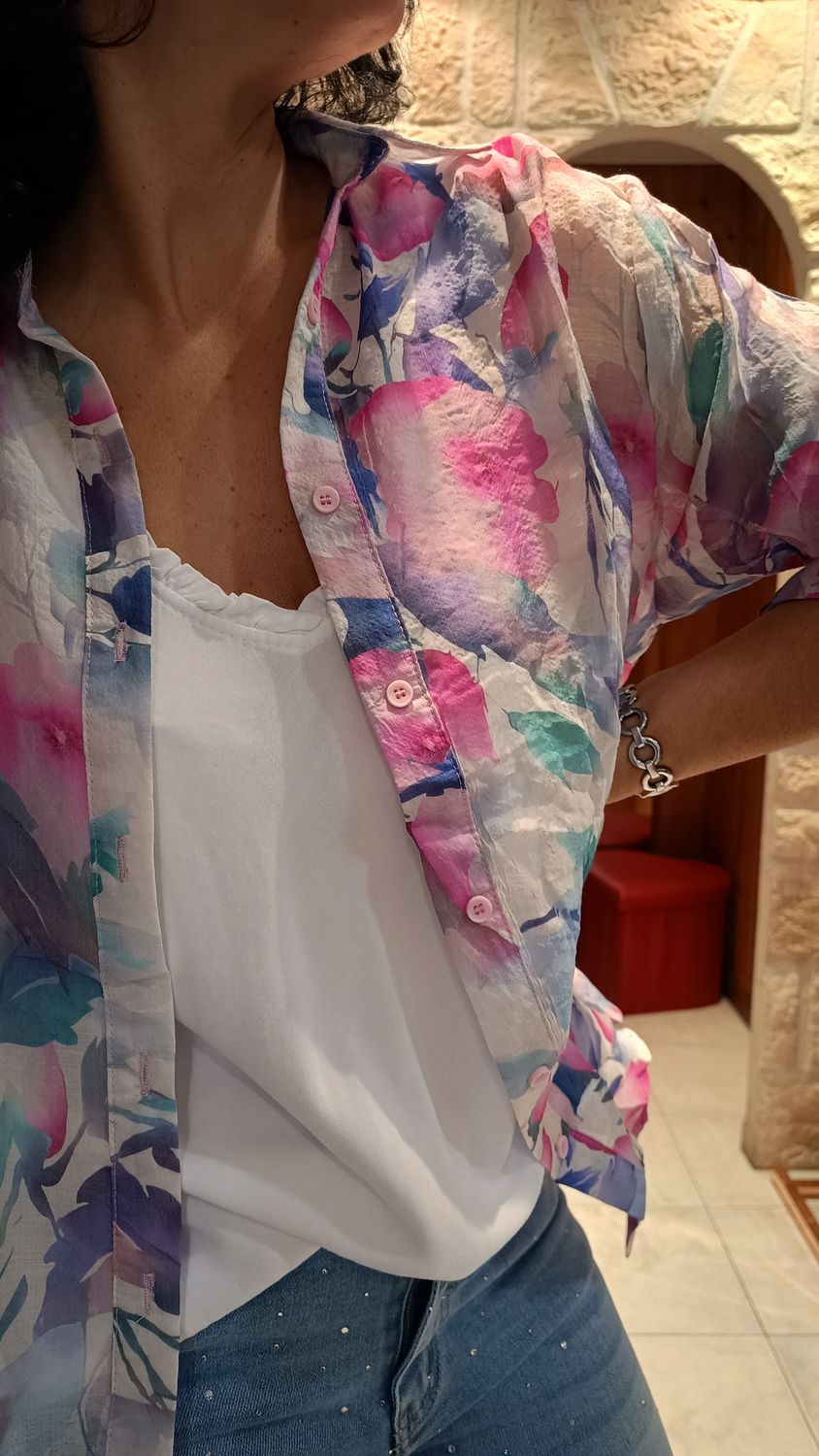 Chemise imprimée floral