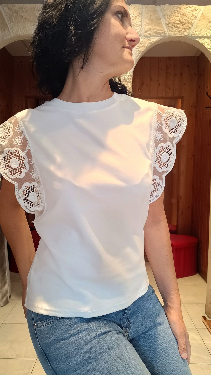 Top Angel blanc Top Angel blanc