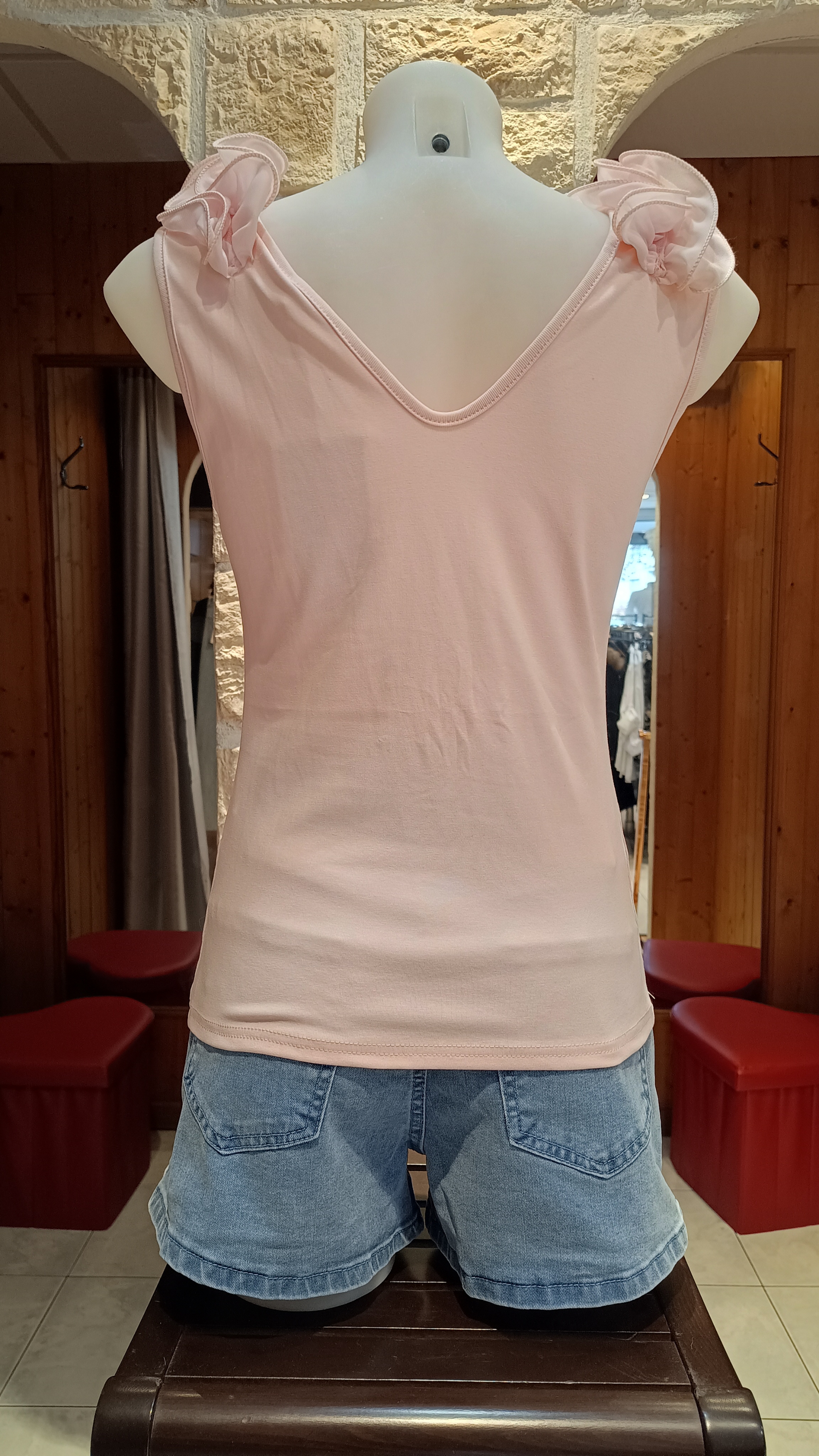 Débardeur Frou Frou rose