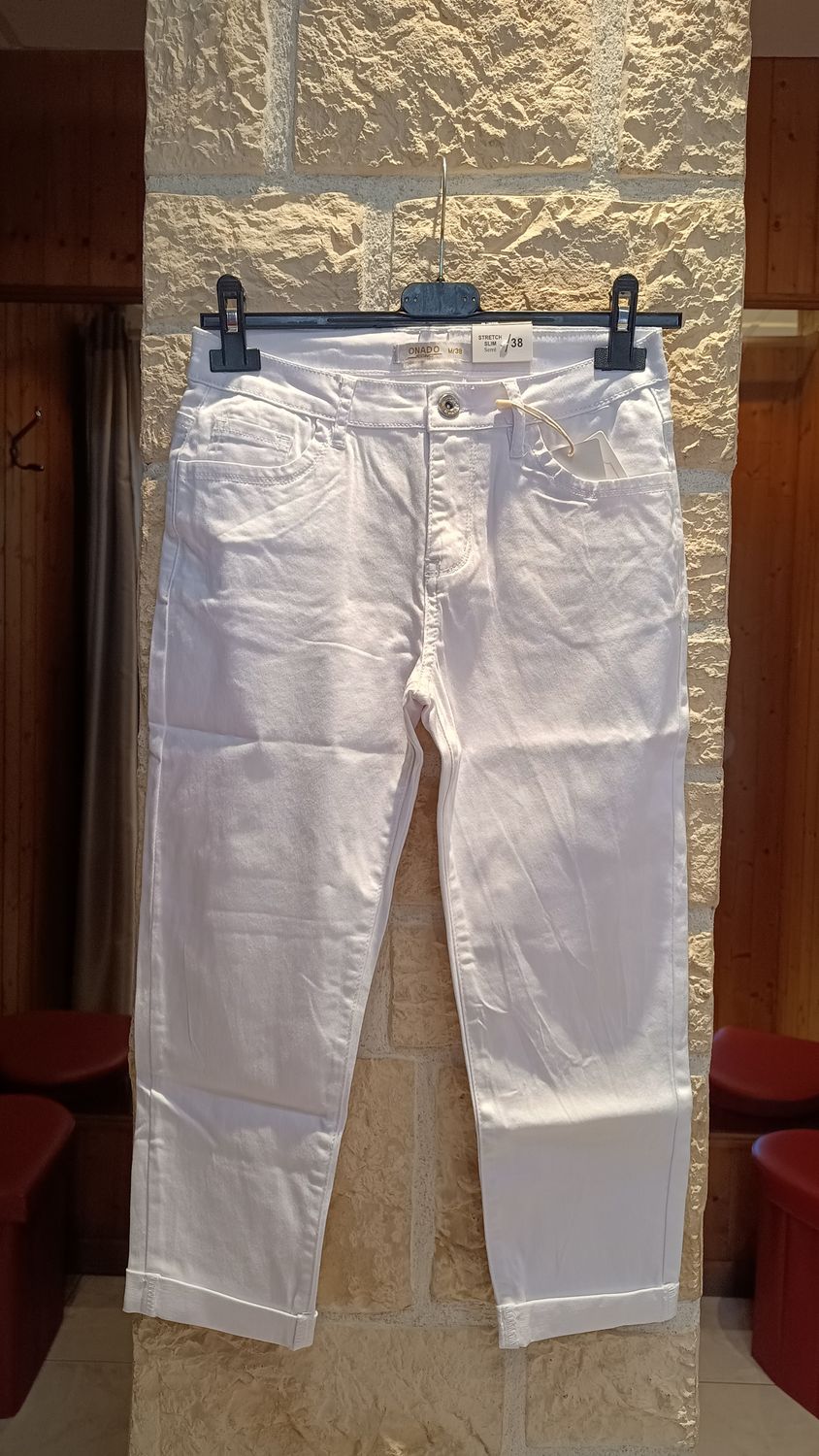 Jean corsaire Onado blanc 