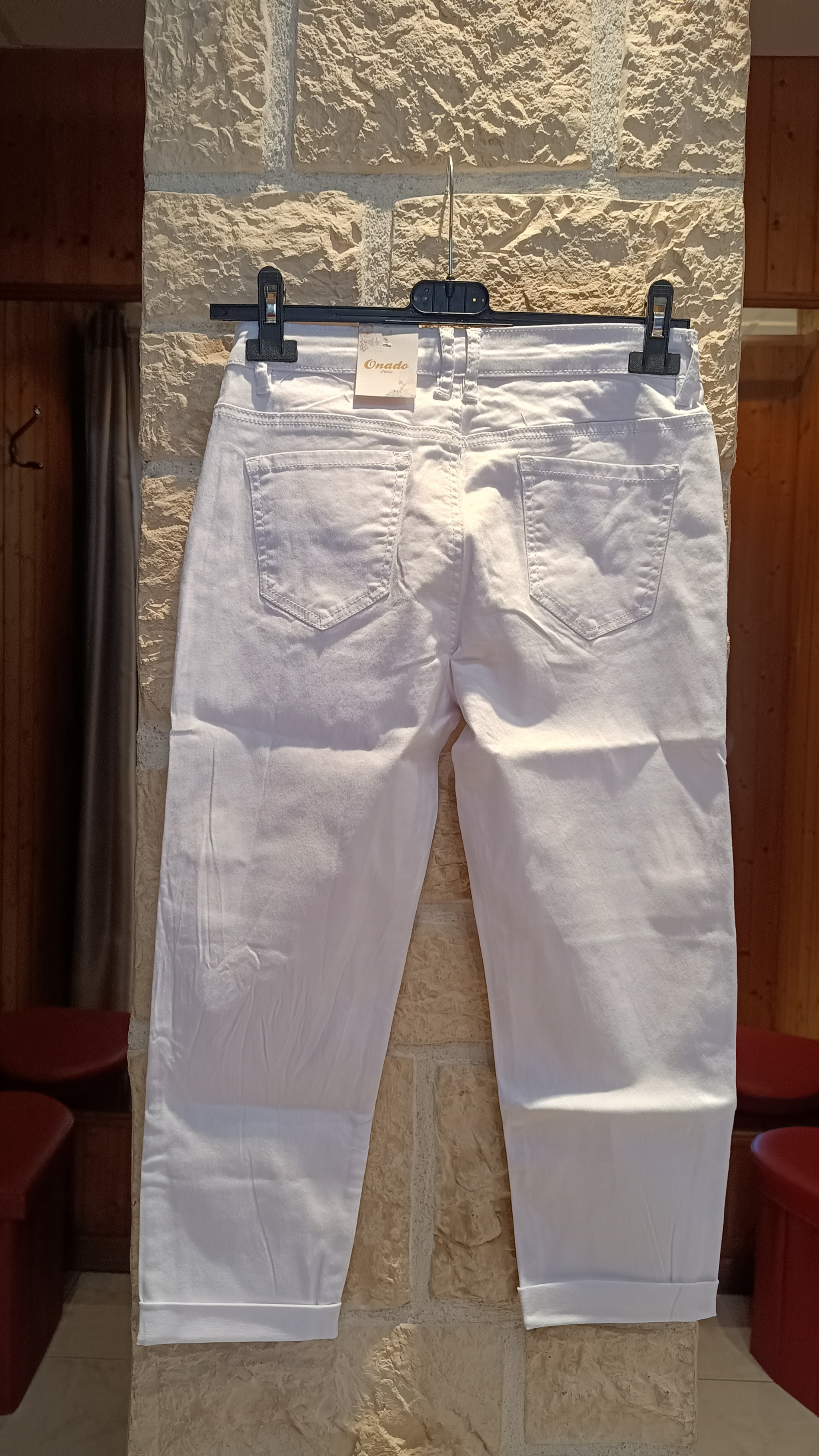 Jean corsaire Onado blanc