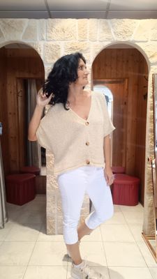 Jean corsaire Onado blanc 