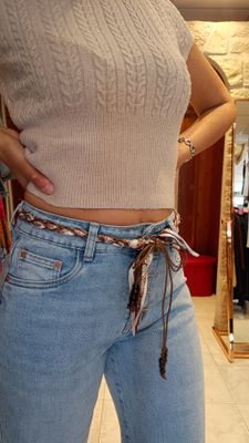 Jean Foulard bleu clair